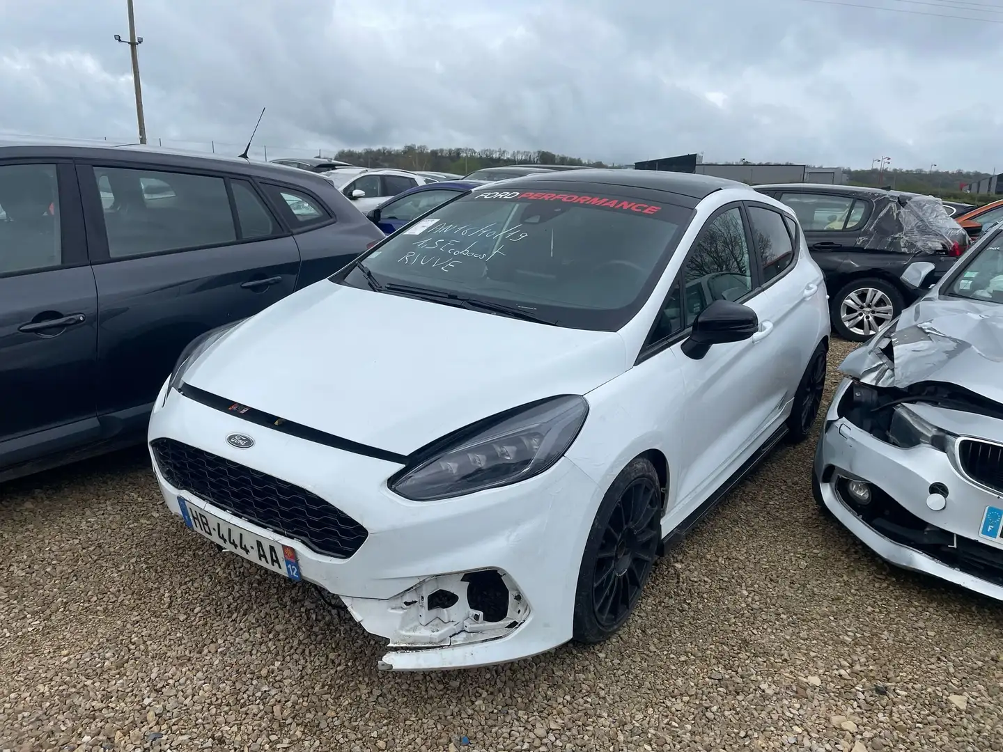 Ford Fiesta Fiesta VII 1.0i Ecoboost 200 ST Plus / HB444 Blanc - 2
