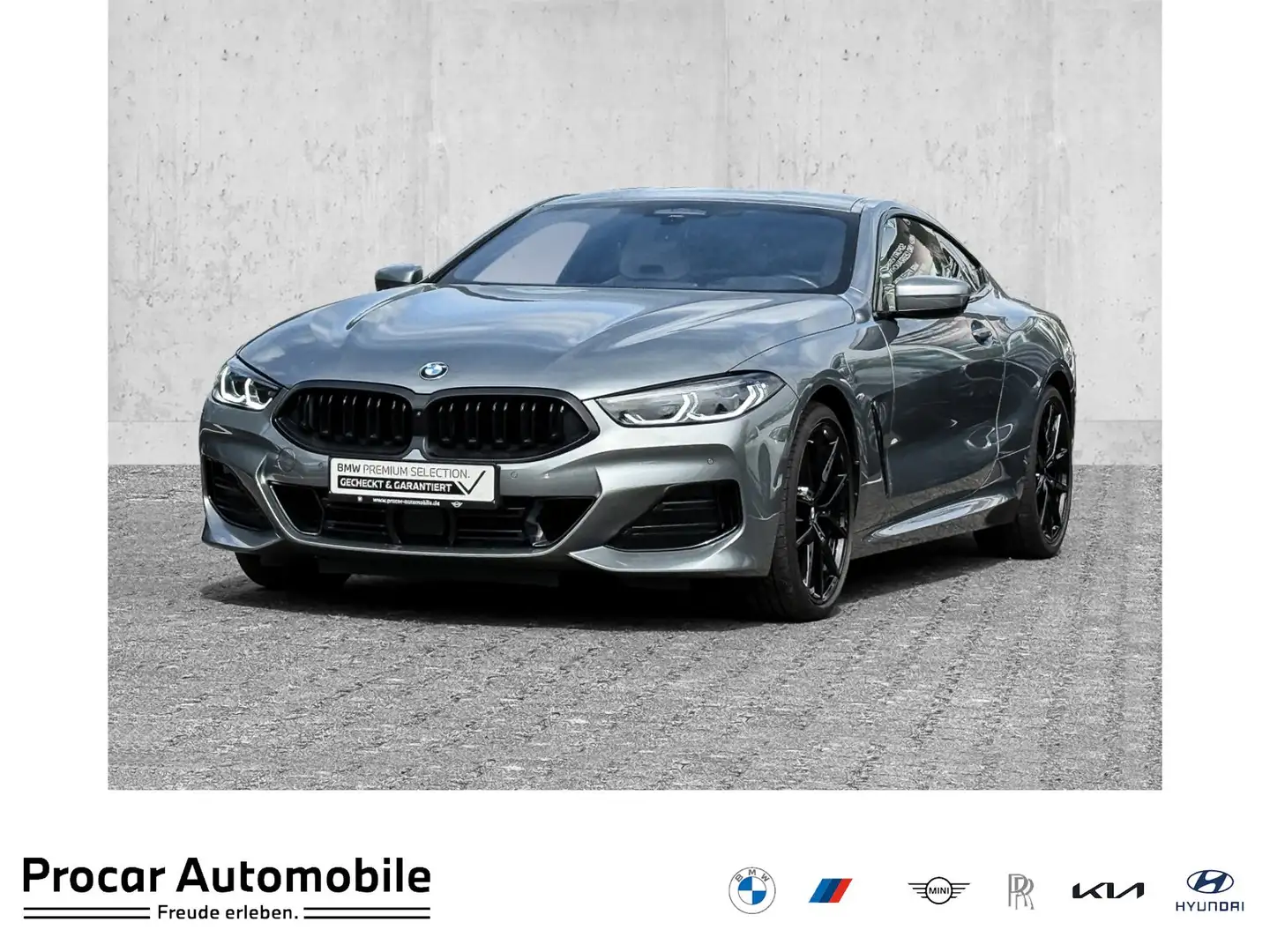 BMW 840 d xDrive M SPORT+HUD+ACC+360+SOFT+LASER+B&W Szary - 1
