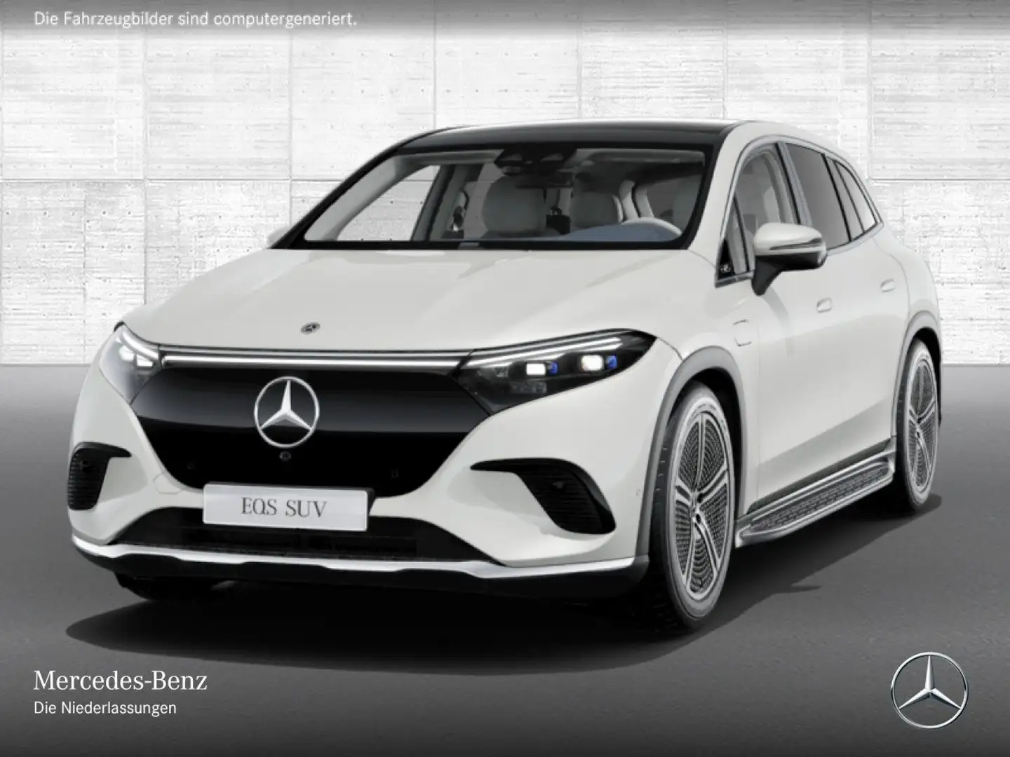 Mercedes-Benz EQS 450 SUV Fahrass Fondent Pano Burmester Distr. Wit - 2