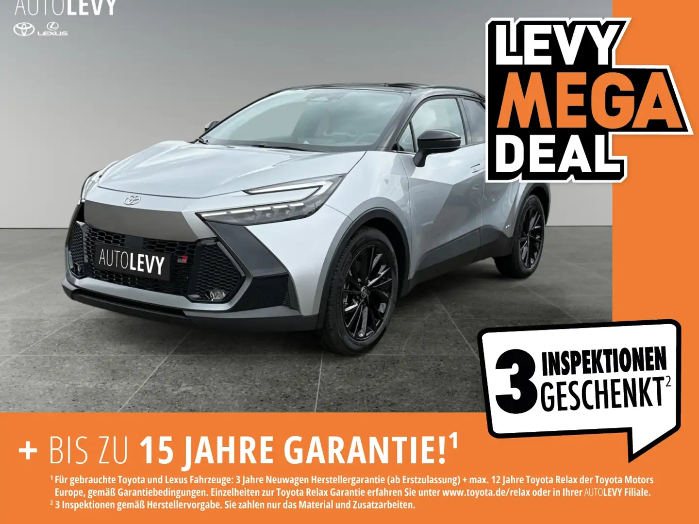Toyota C-HR 2.0 GR Sport +SOFORT+Navi+Matrix+Sportsitze+ Noir - 1