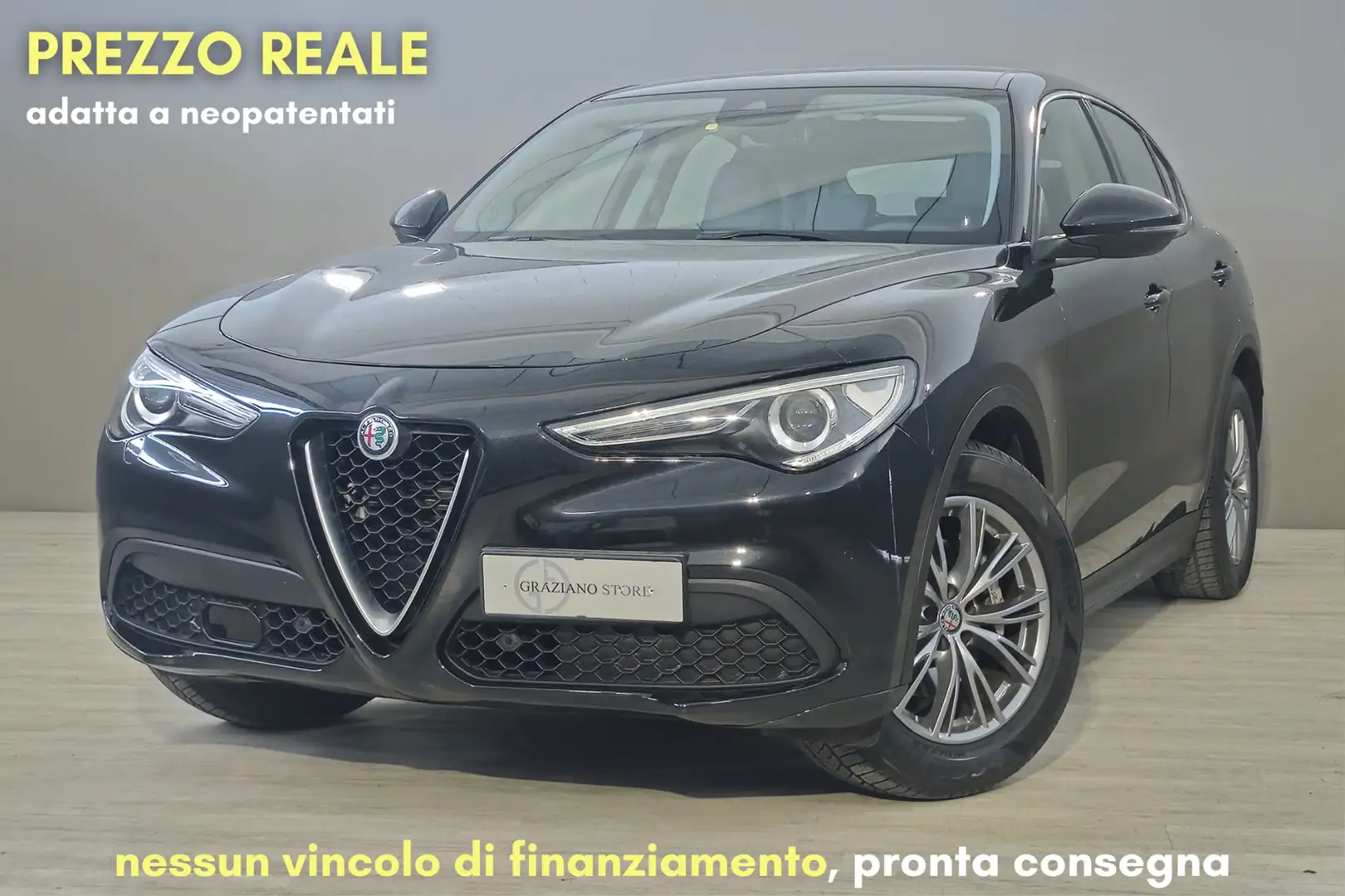 Alfa Romeo Stelvio 190 CV AT8 Q4 Business Grigio - 1