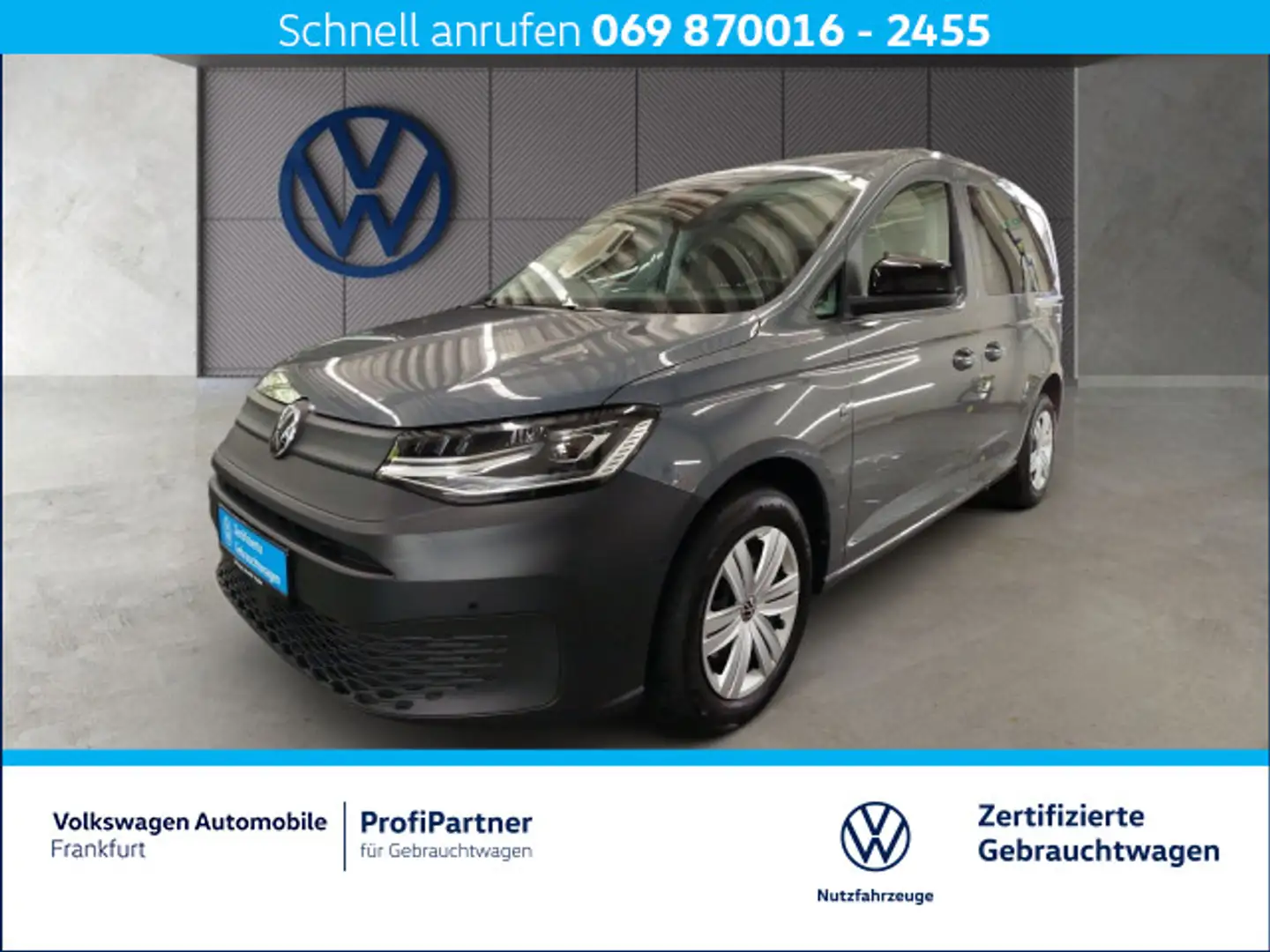 Volkswagen Caddy 1.5 TSI DSG KR Rückfahrkamera LED La Grau - 1