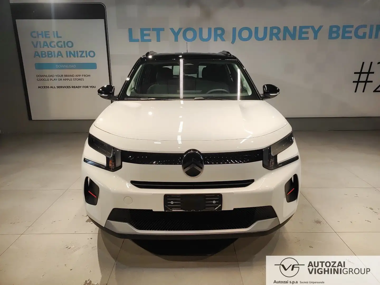 Citroen C3 Hybrid 110 cv Automatico PLUS Weiß - 2