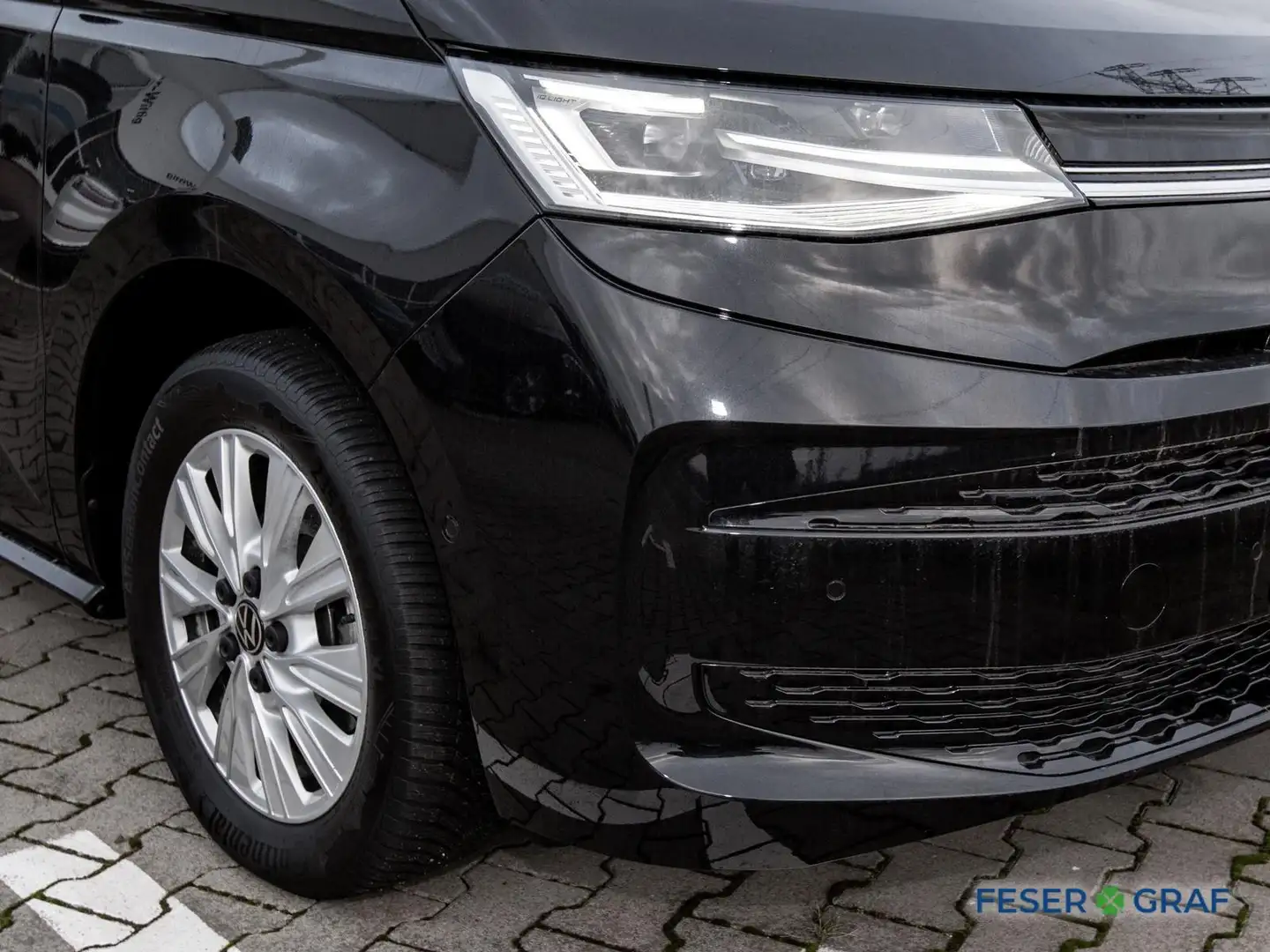 Volkswagen T7 Multivan 2.0TDI Life LÜ Pano/Kamera/AHK/SiHz Negro - 2