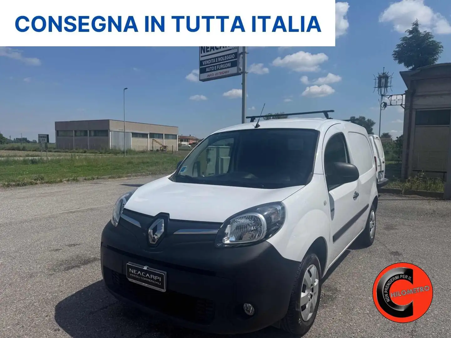 Renault Kangoo Z.E. 44 KW PORTAPACCHI-CRUISE-BATTERIE DI PROPRETA'- Bianco - 1