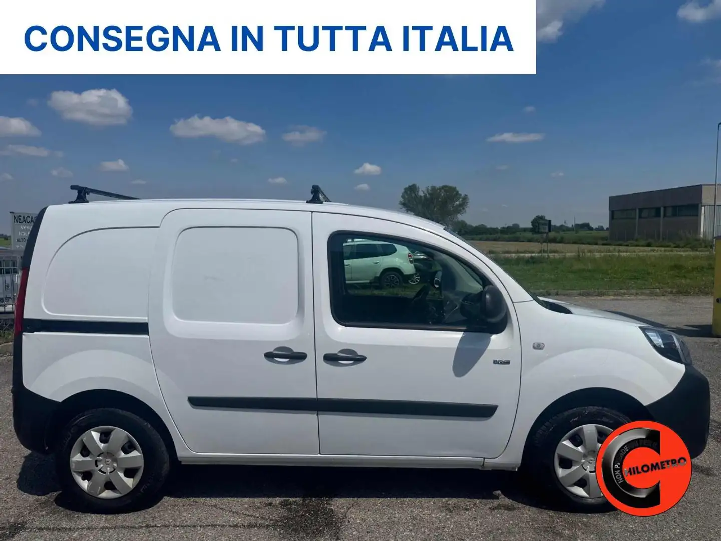 Renault Kangoo Z.E. 44 KW PORTAPACCHI-CRUISE-BATTERIE DI PROPRETA'- Bianco - 2
