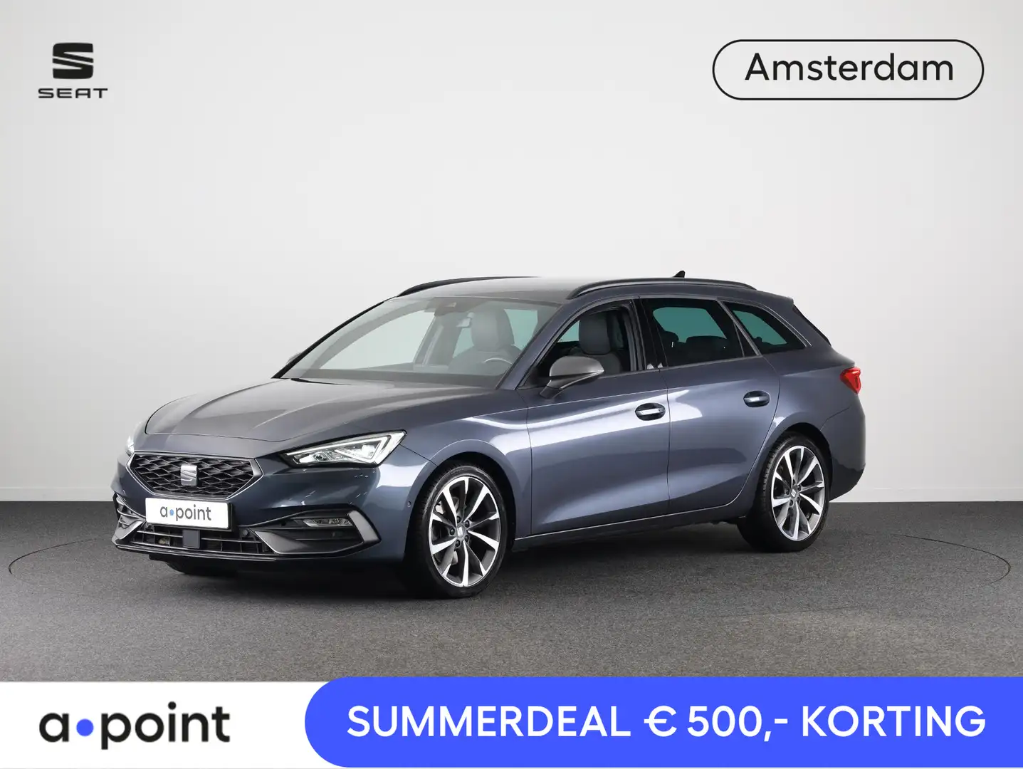 SEAT Leon Sportstourer 1.5 eTSI FR Launch Edition 150pk Auto Grijs - 1