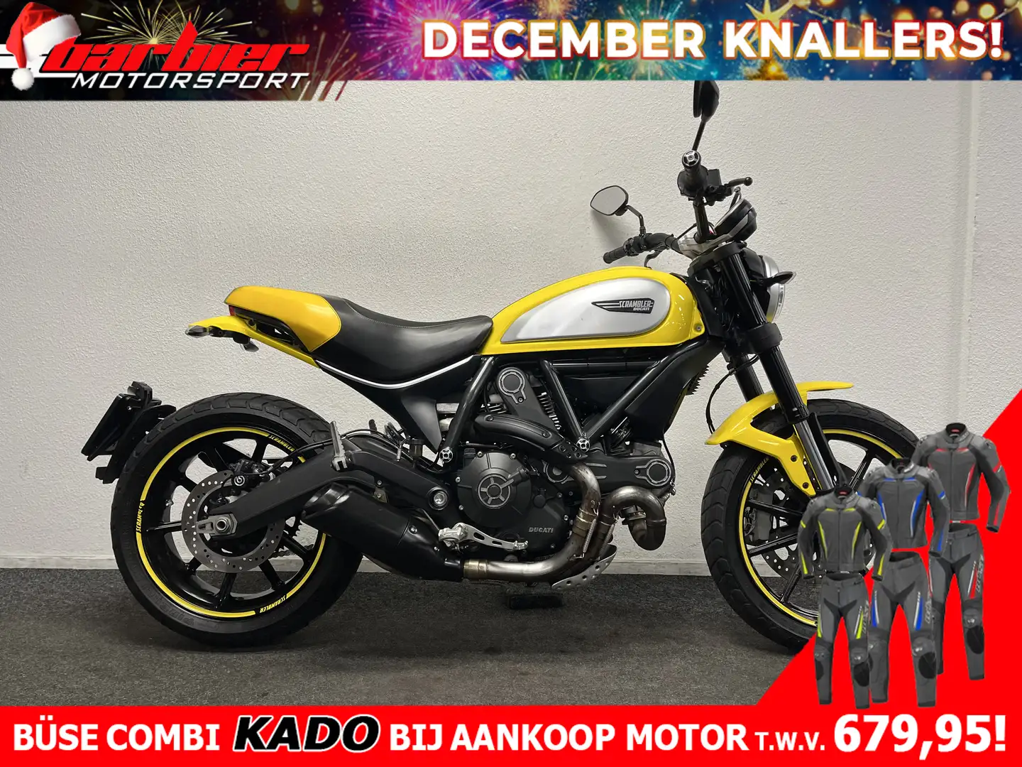 Ducati Scrambler ICON Geel - 1
