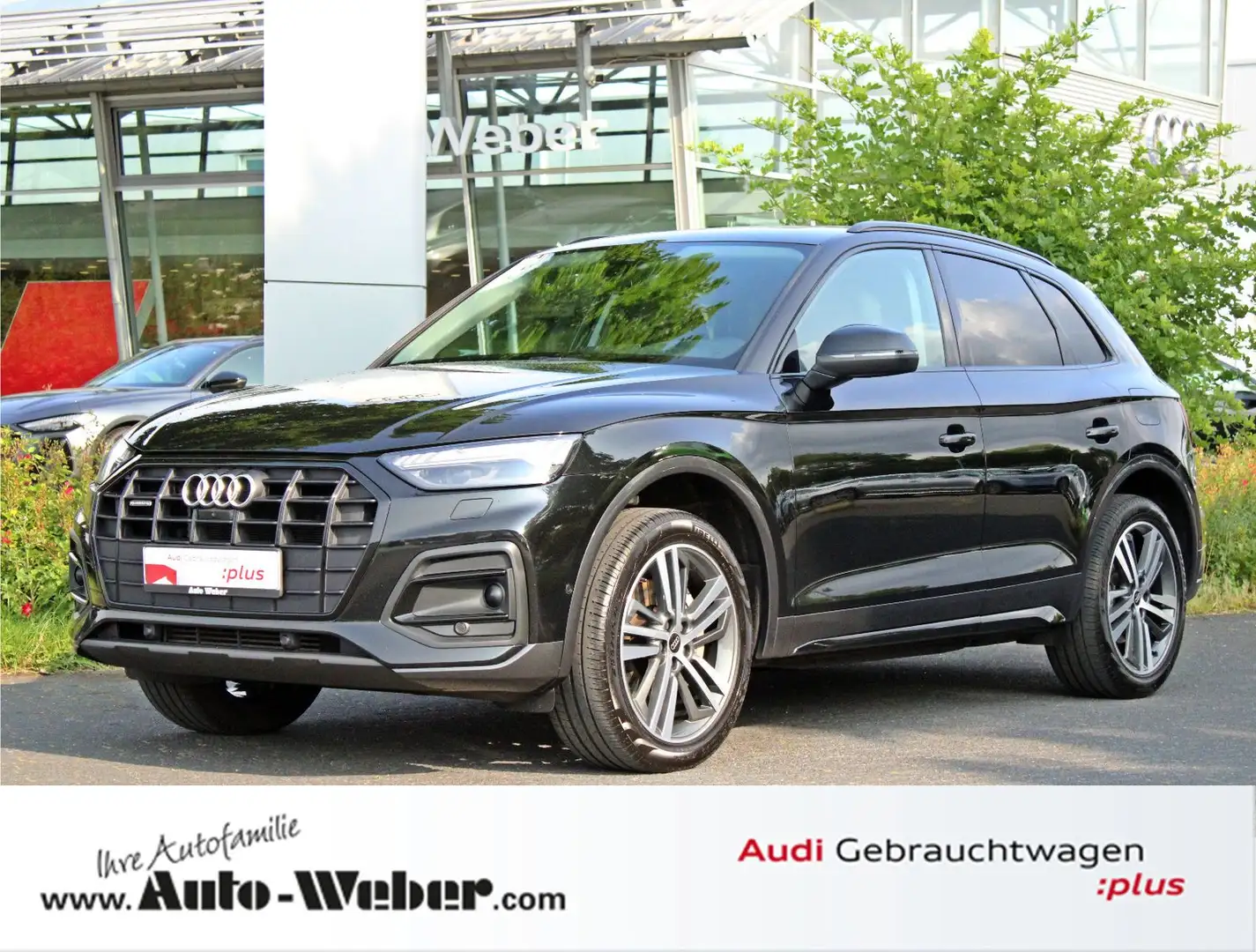 Audi Q5 50TFSIe qu BLACK PANO HuD MATRIX ACC AHK VC Schwarz - 1