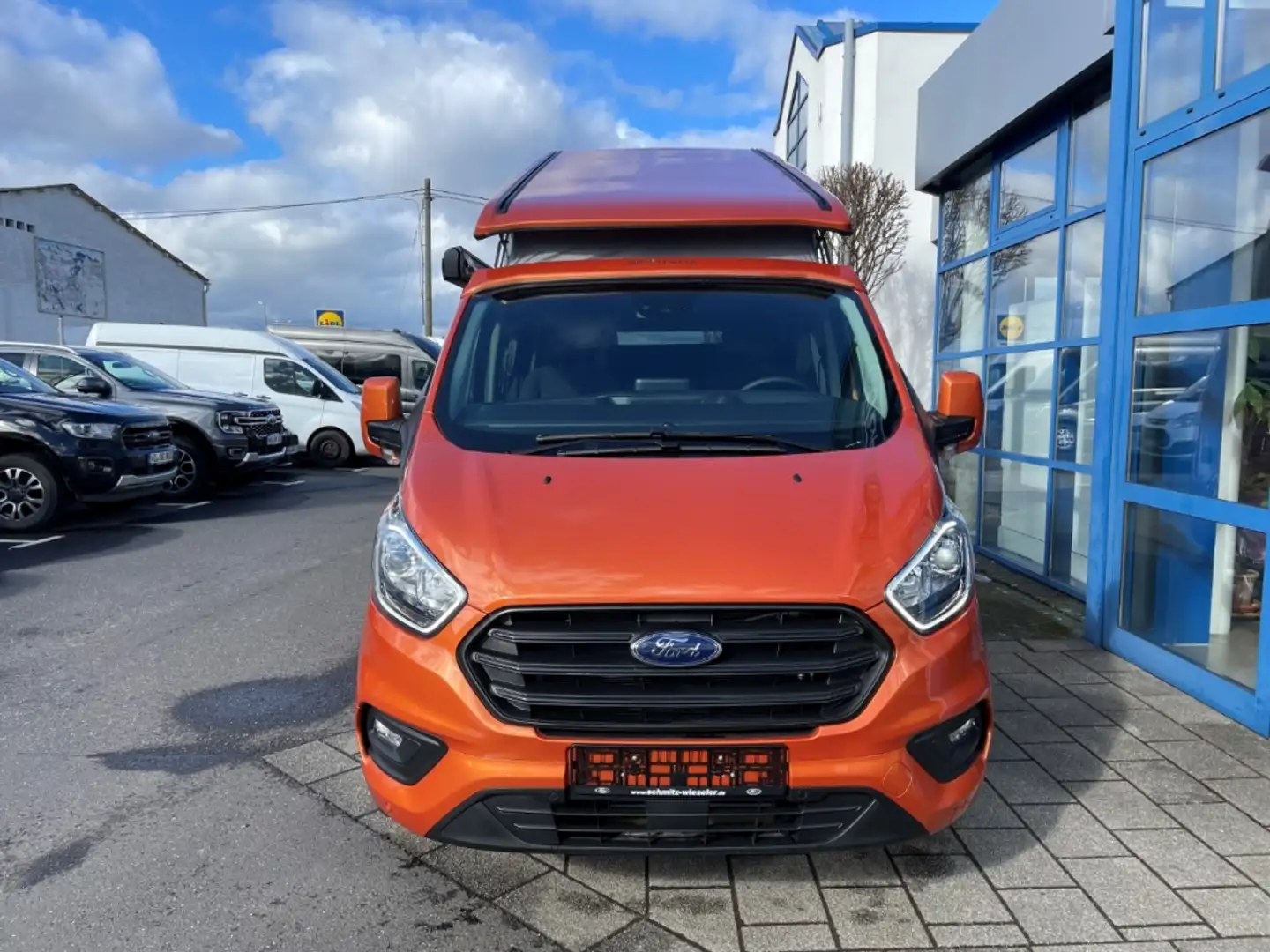 Ford Transit Custom Nugget Aufstelldach Markise Sitzh. Orange - 2