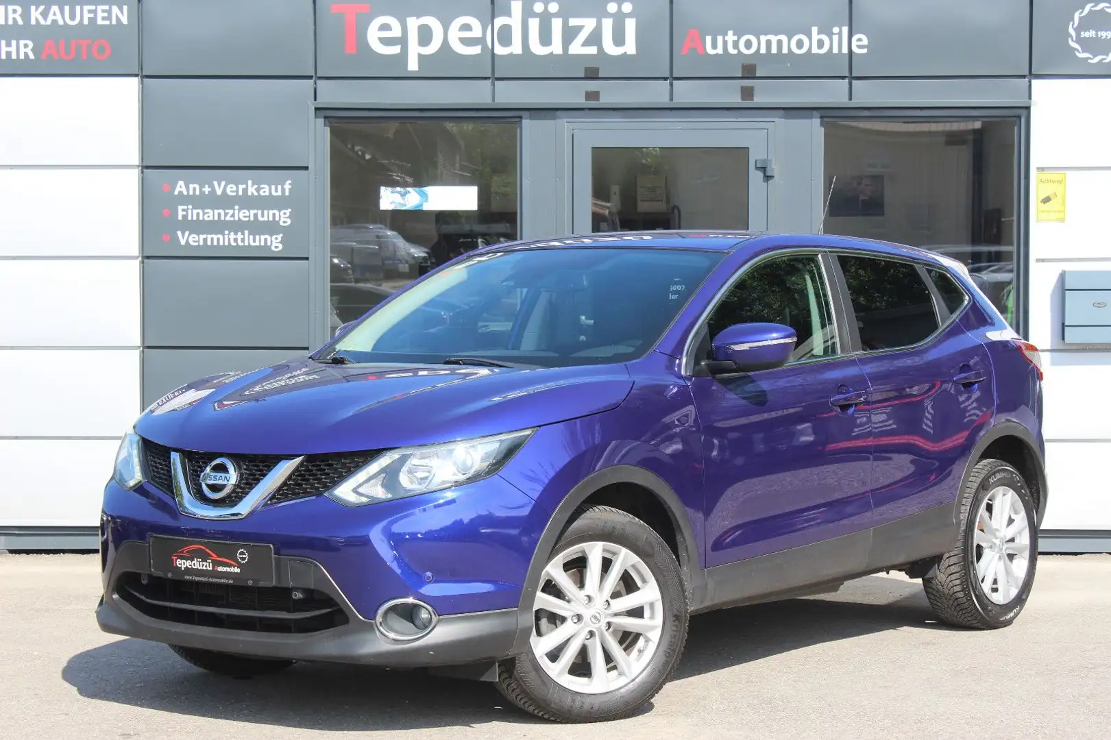 Nissan Qashqai Acenta*Navi*Kamera*Mfl*Alu*Tempomat* Bleu - 1