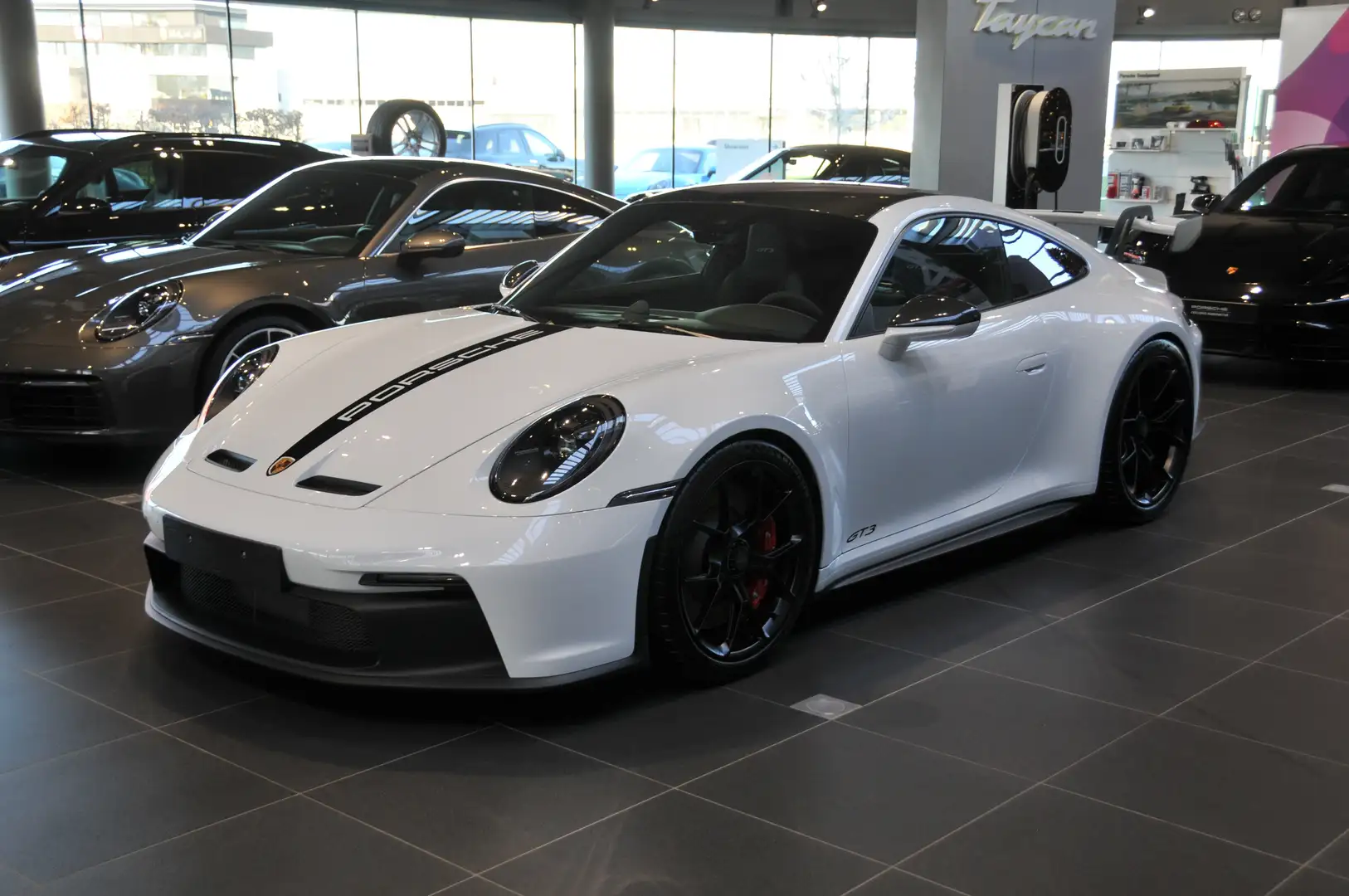 Porsche 911 gt3 full carbon Blanc - 1