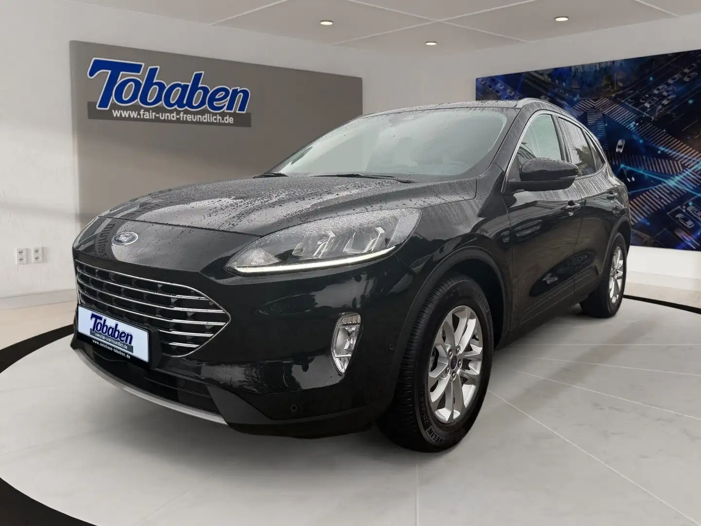 Ford Kuga 1.5 EcoBoost Titanium AHK/el.Heckkl./WIPA Noir - 1