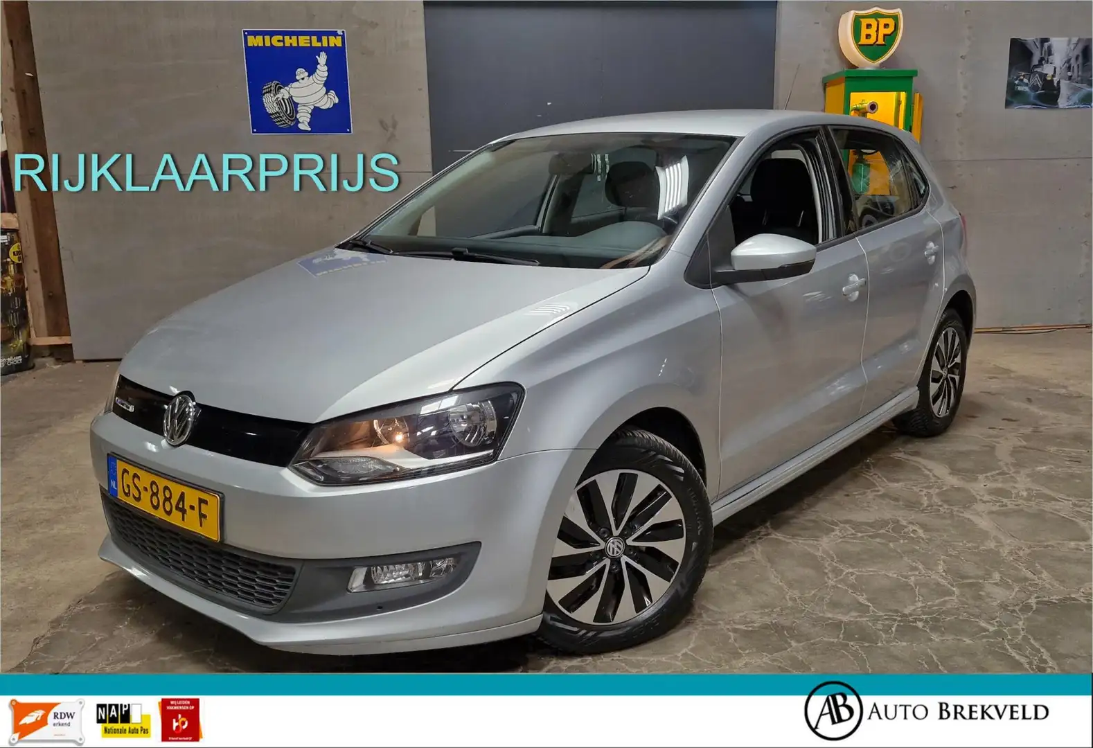 Volkswagen Polo 1.4 TDI BlueMotion 75PK | RIJKLAAR | Airco | Cruis Plateado - 1