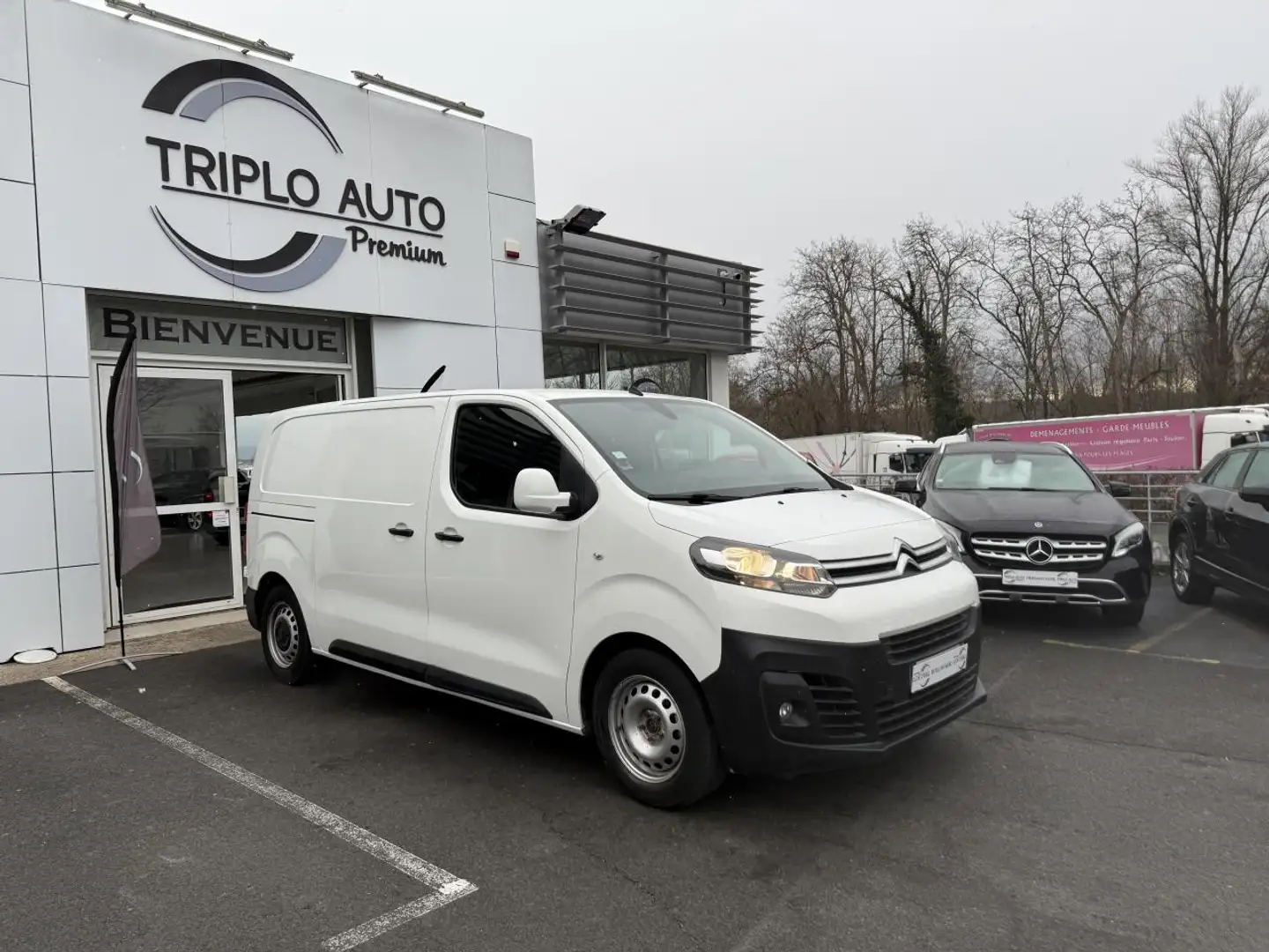 Citroen Jumpy Jumpy M 1.6 BlueHDi - 95 Club - RADAR AR + CLIM Blanc - 1