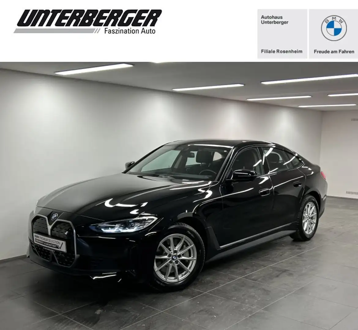 BMW i4 eDrive40 Gran Coupé Tempomat AHK DAB Shz Schwarz - 1