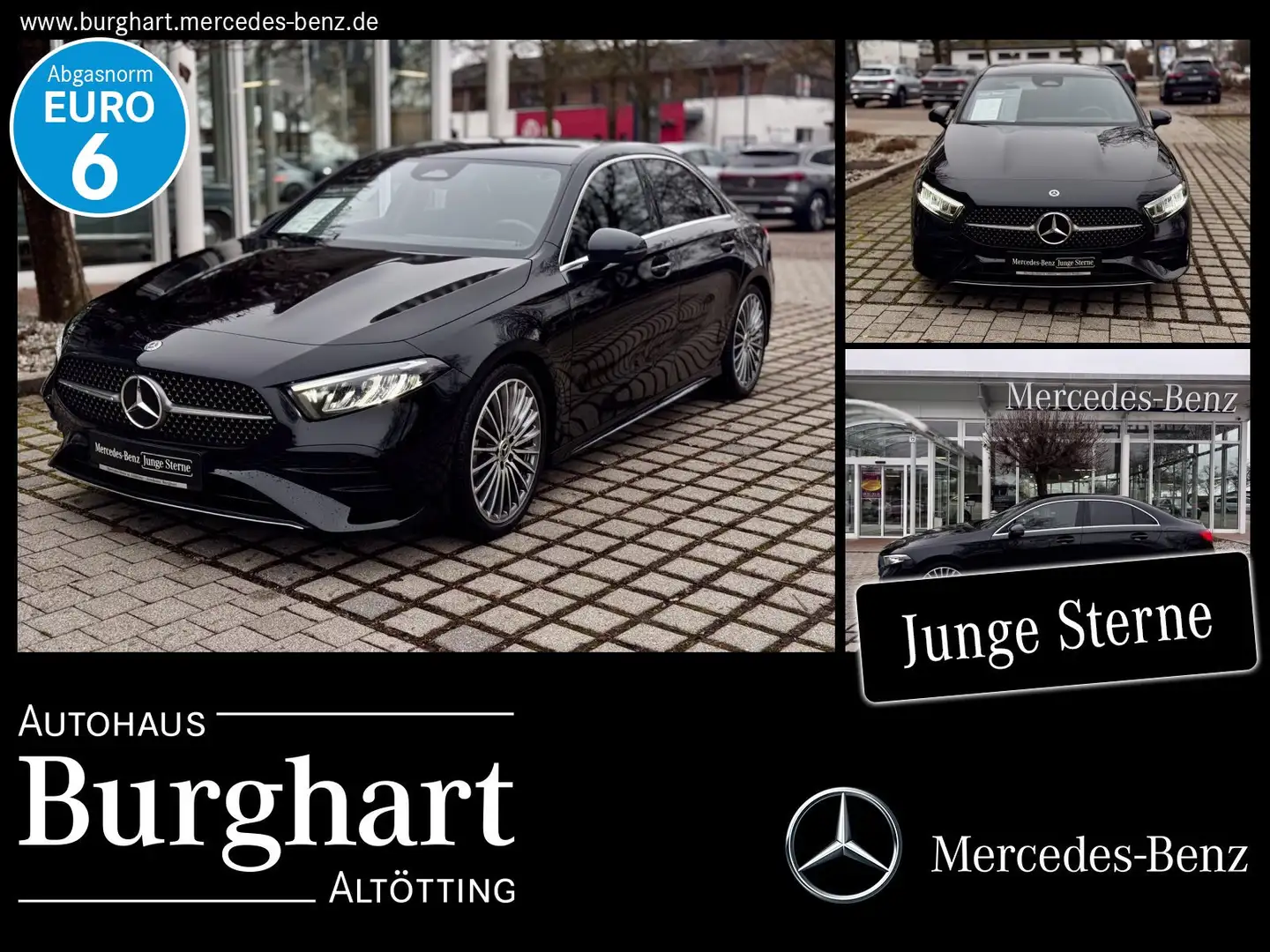 Mercedes-Benz A 200 A 200 d Limousine AMG Line/Navi/Styling/Autom. LED Schwarz - 1