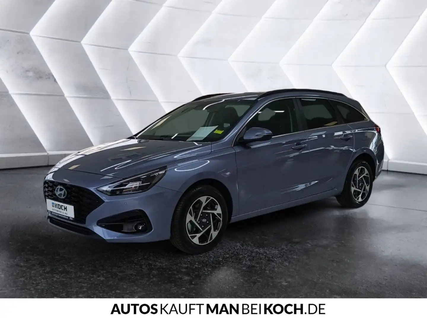 Hyundai i30 Kombi 1.5 T-GDI mHEV AT LED Navi ACC Sitzh. Blau - 2