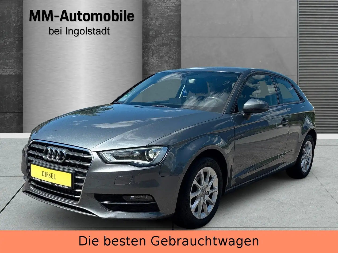 Audi A3 attraction-TÜV+INJECTOREN+TURBOLADE NEU-TOP Grau - 1
