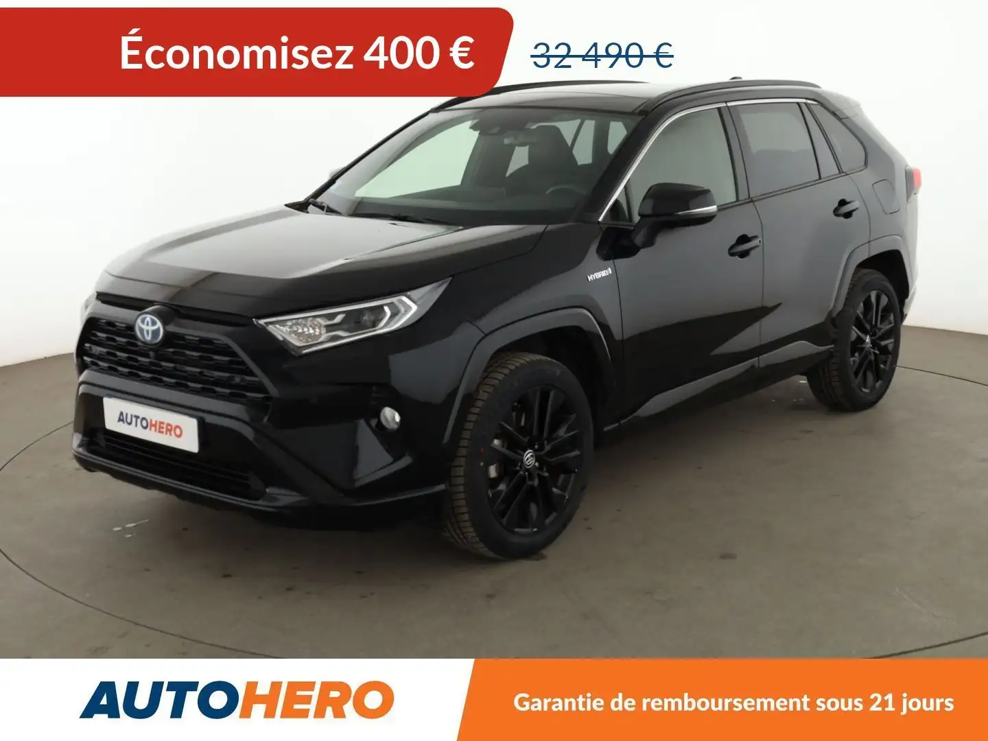Toyota RAV 4 2.5 Hybride AWD Black Edition Noir - 1