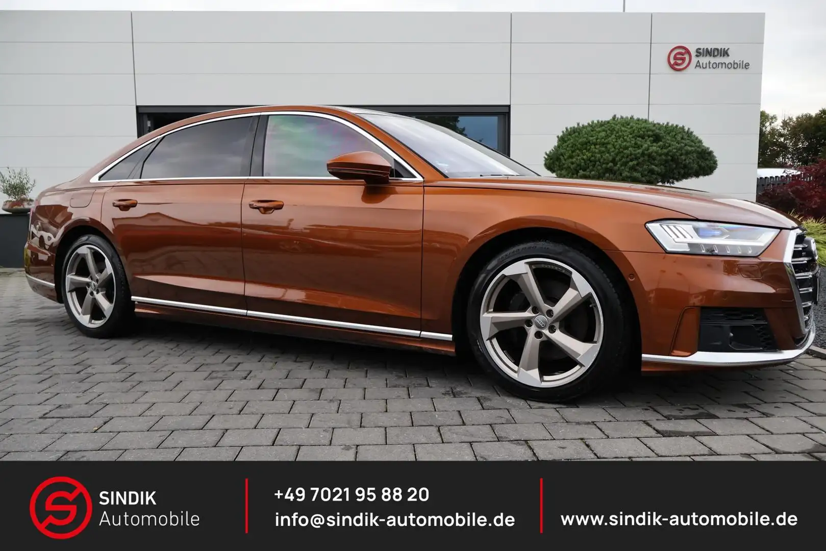 Audi A8 50 TDI quatt. Lang Exclusiv-Individual-Vollau Bronze - 1
