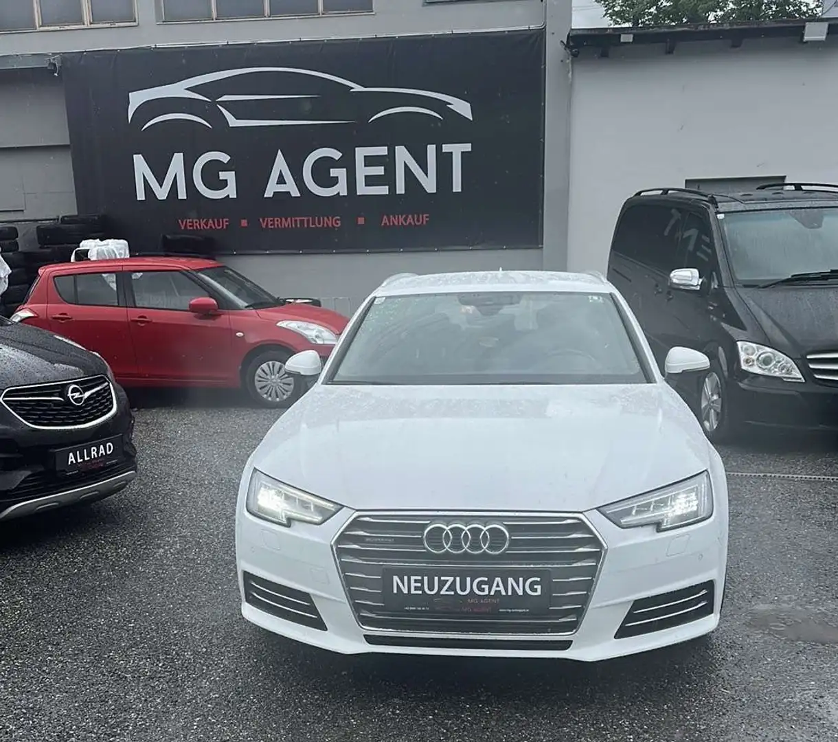 Audi A4 Avant 3,0 TDI quattro Sport tiptronic Blanc - 1