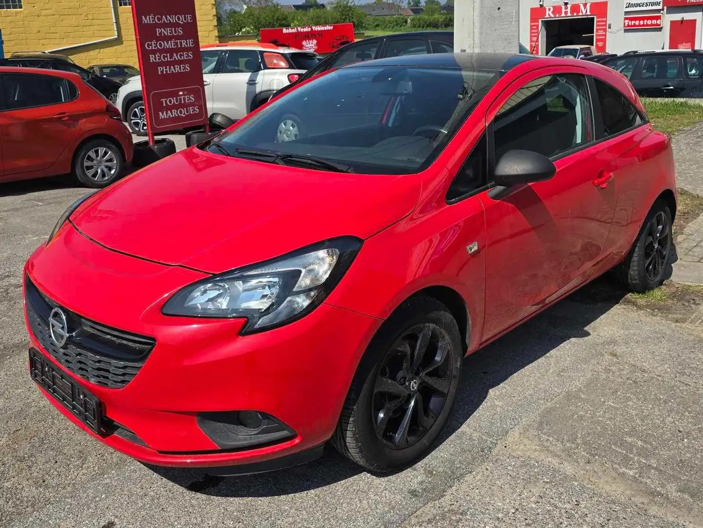 Opel Corsa Corsa 1.3 CDTI Black Edition Rouge - 1