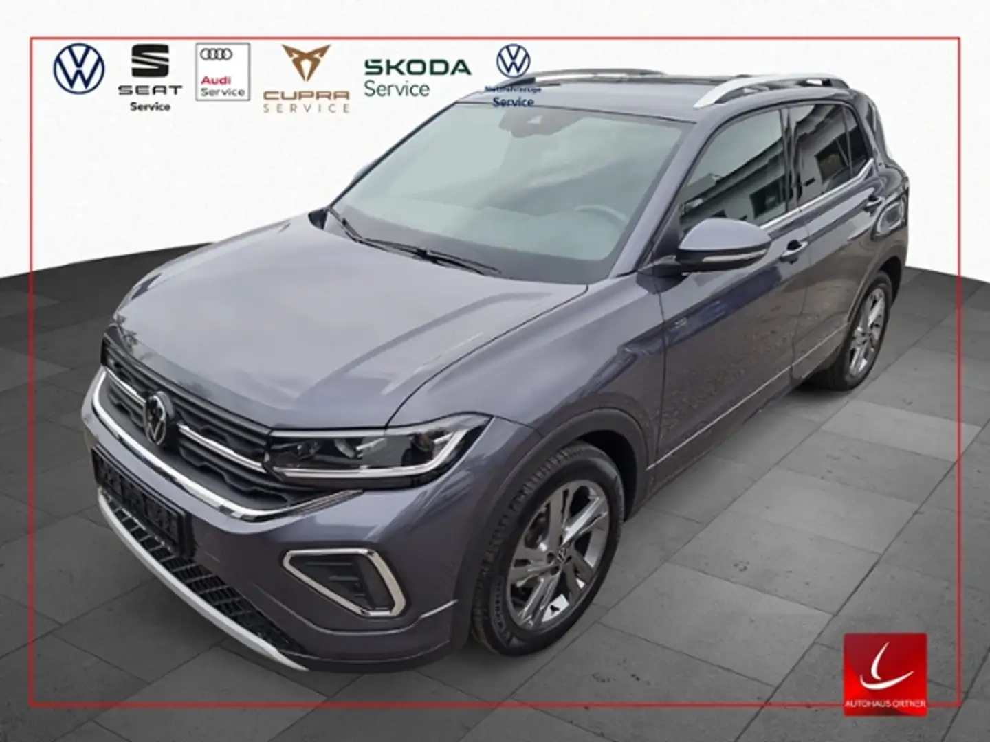 Volkswagen T-Cross 1.0 TSI 85 kW R-LINE KLIMA NAVI AHK KAMERA SHZ IQ Silber - 1