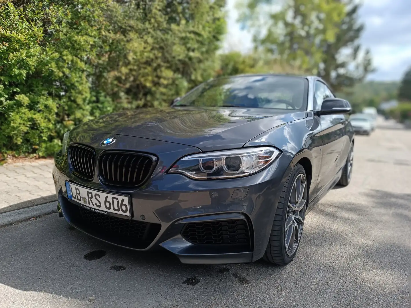 BMW 235 M235i Coupe, Voll, Handschalter, neuer TÜV Gris - 1