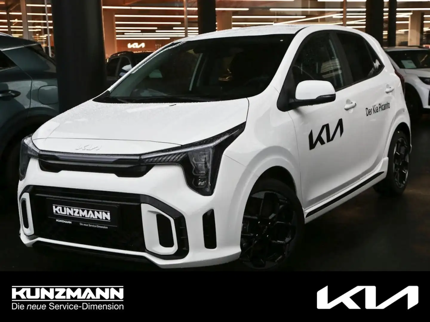 Kia Picanto 1.2 GT-Line Navi Klima Kamera SHZ Weiß - 1