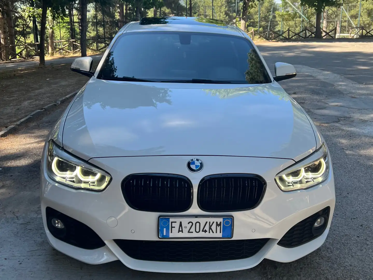 BMW 120 120d xdrive Msport 5p auto Bianco - 1