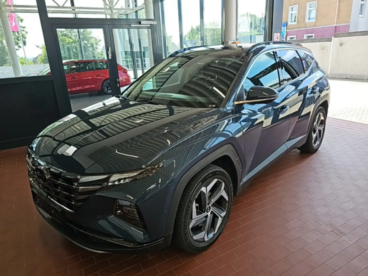 Hyundai TUCSON 1.6 Prime Plug-In Hybrid 4WD Panor. Bleu - 1