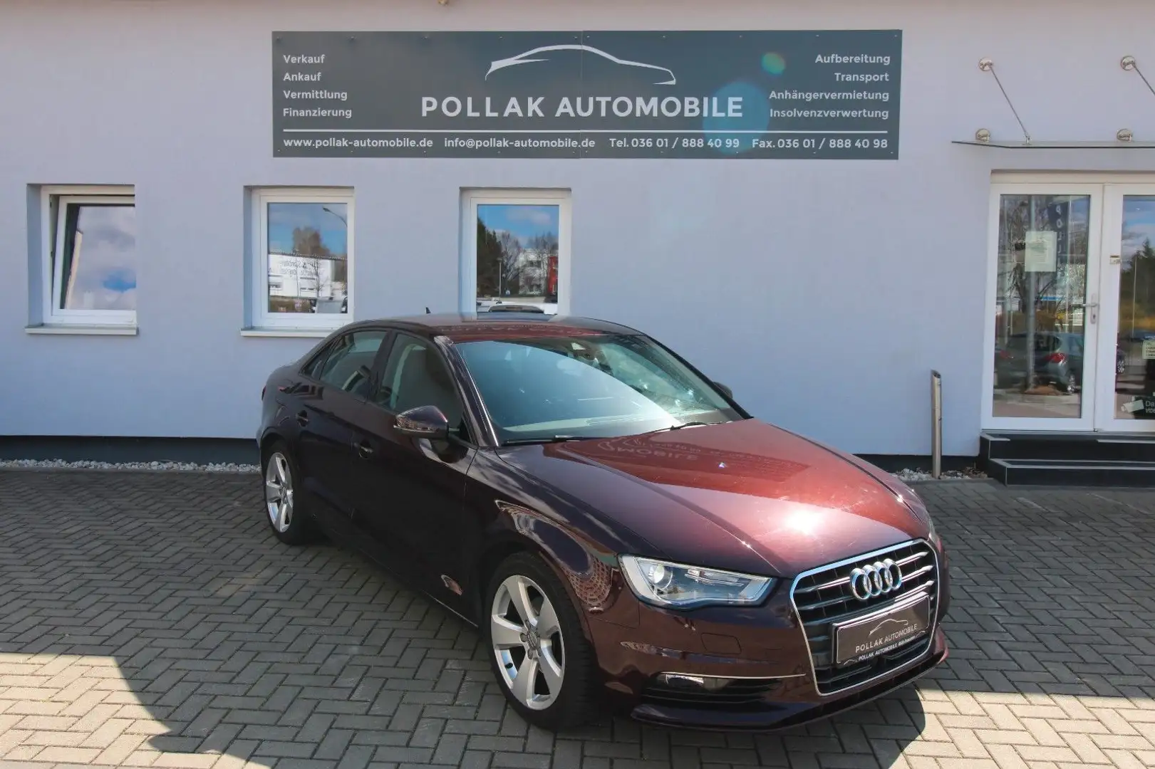 Audi A3 Lim ambition*NAVI*XENON*MFL*PDC*SHZ*GRA*1HAND Rot - 1