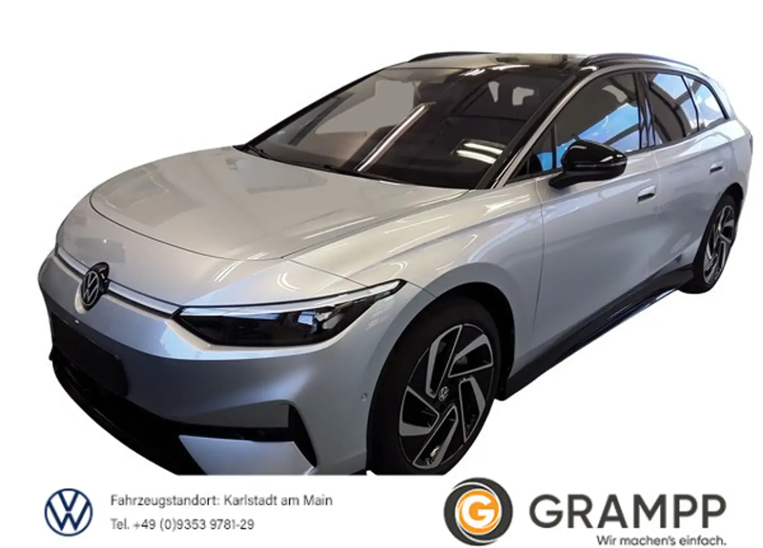 Volkswagen ID.7 Tourer Pro +CCS+WÄRMEPUMPE+AHK+MATRIX+360°+ Silber - 1