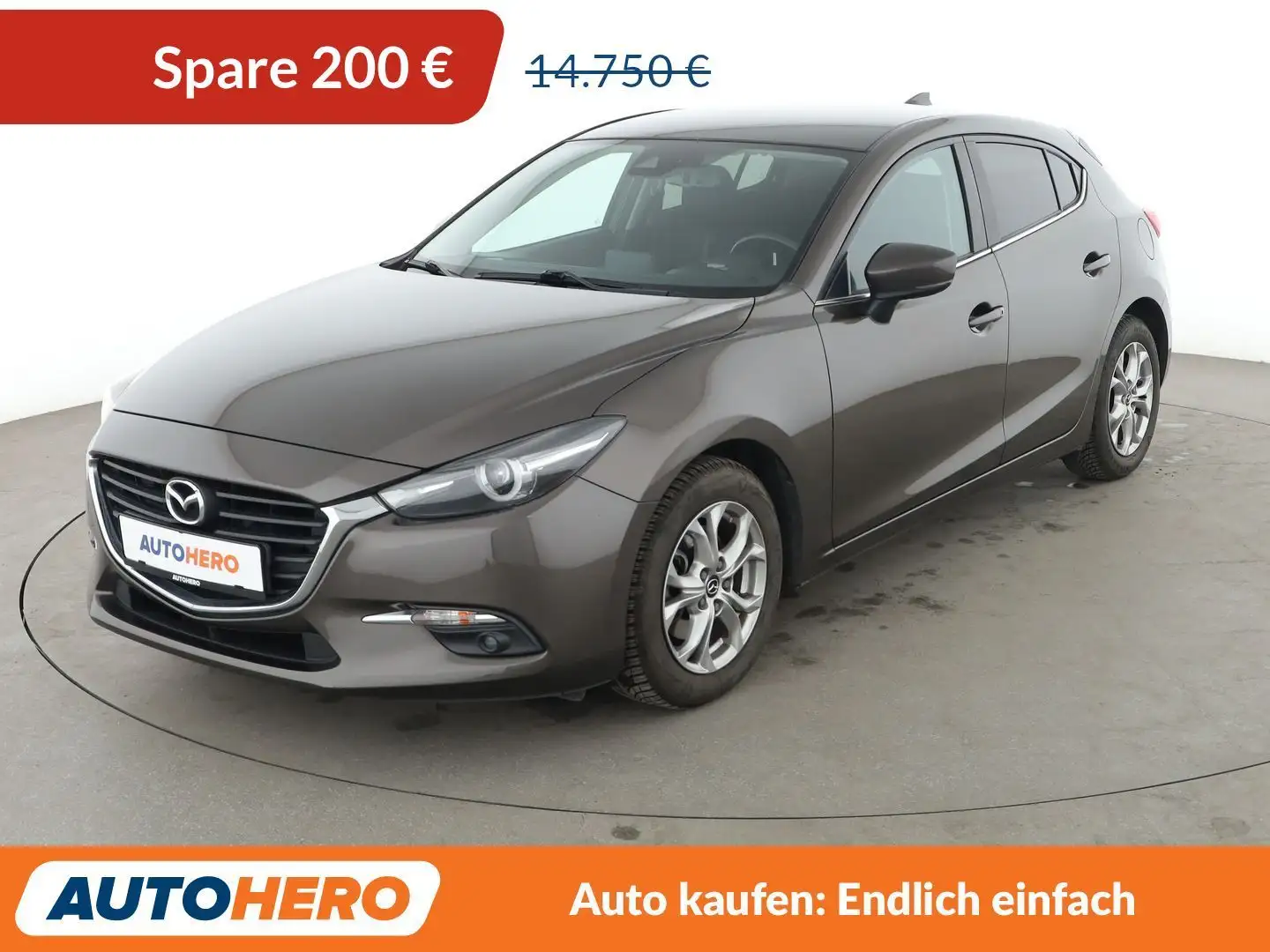 Mazda 3 2.0 Exclusive-Line *TEMPO*CAM*PDC*ALU* Grau - 1