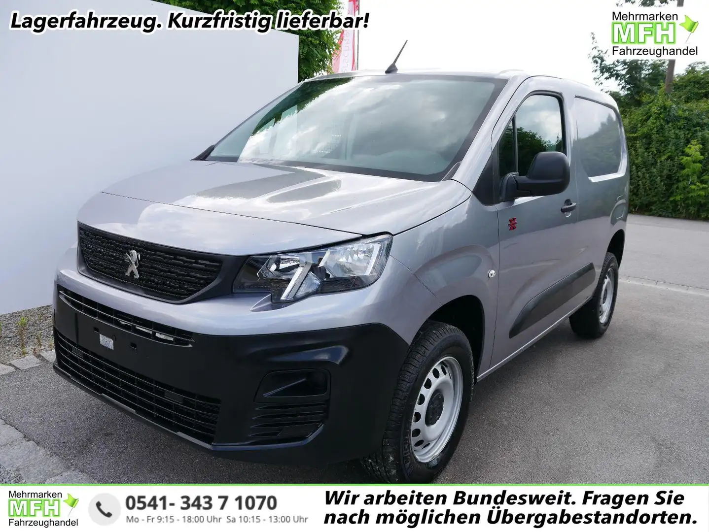 Peugeot Partner Dangel 4x4 L1 2.0t BlueHDi HECKFLÜGELTÜREN*KLIM... Plateado - 1