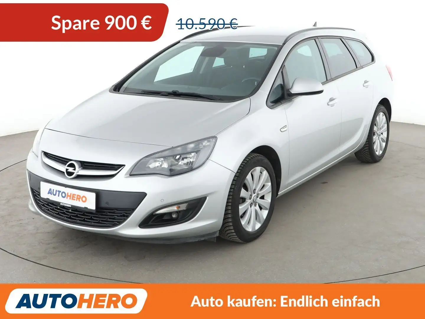 Opel Astra 1.4 Turbo Style Silber - 1