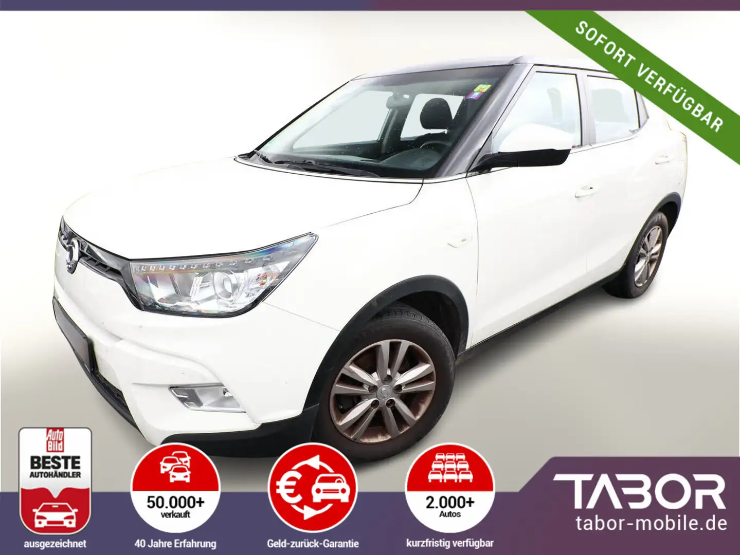 SsangYong Tivoli 1.6 e-XGi 128 Crystal Klima LM16Z Weiß - 1