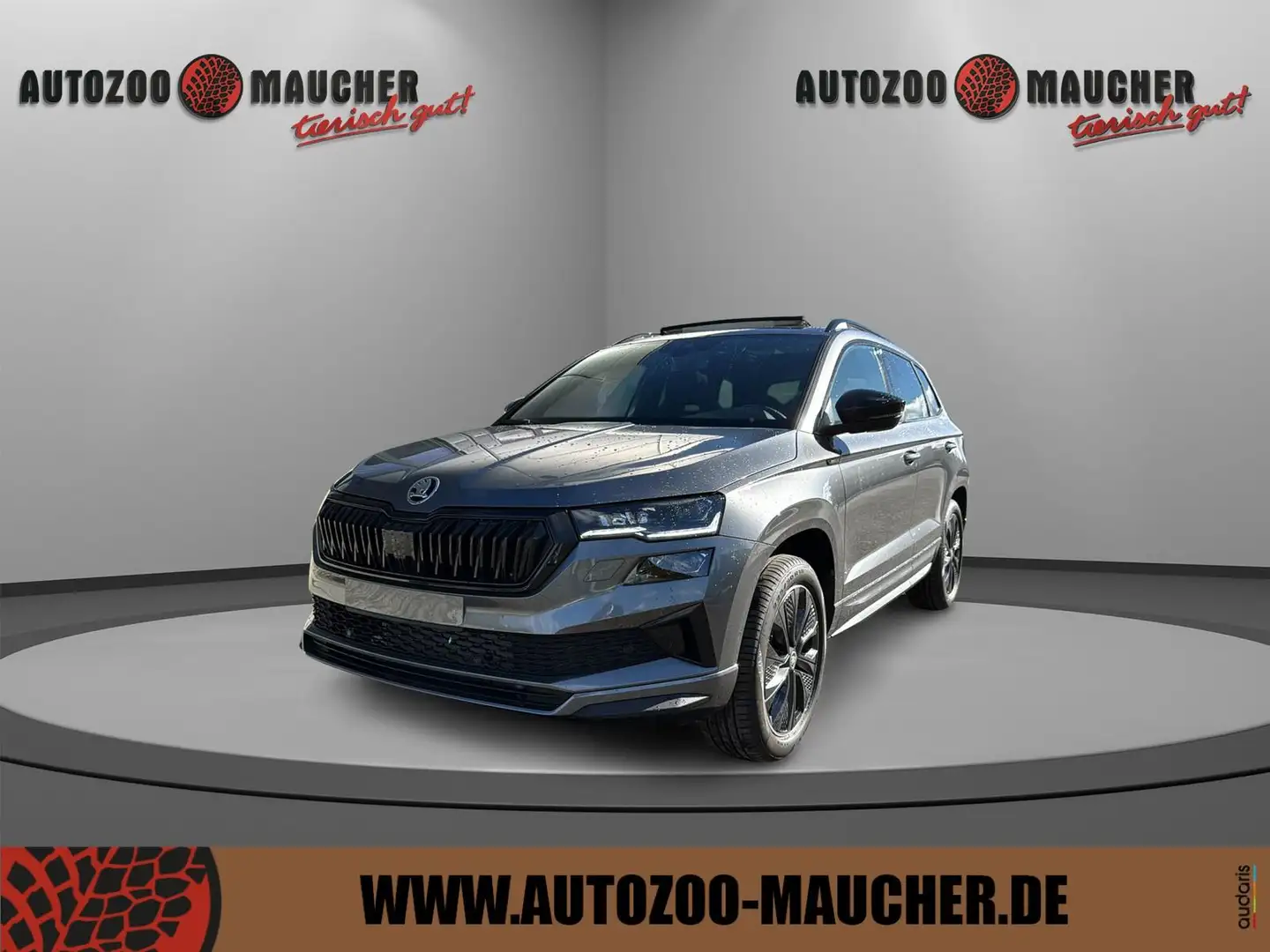 Skoda Karoq Sportline 2.0 TDI DSG 4x4 PANO/NAV/ACC/AHK Grau - 1