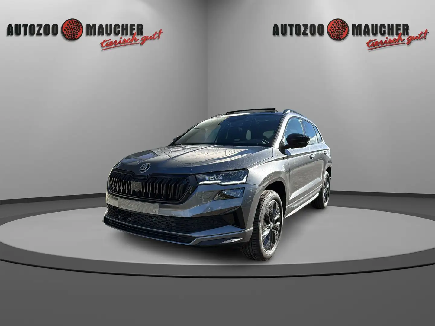 Skoda Karoq Sportline 2.0 TDI DSG 4x4 PANO/NAV/ACC/AHK Grau - 2