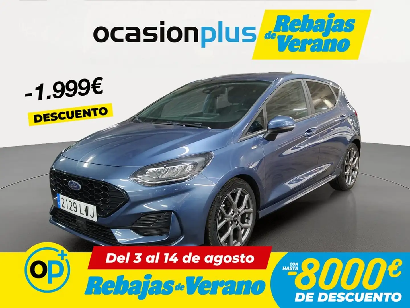 Ford Fiesta 1.0 EcoBoost MHEV ST Line 125 Azul - 1