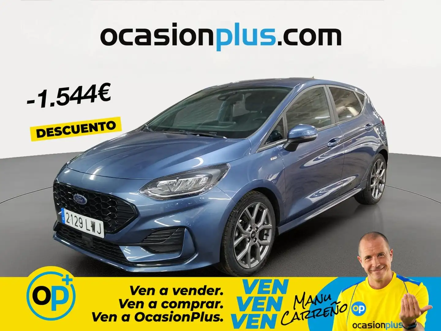 Ford Fiesta 1.0 EcoBoost MHEV ST Line 125 Azul - 1