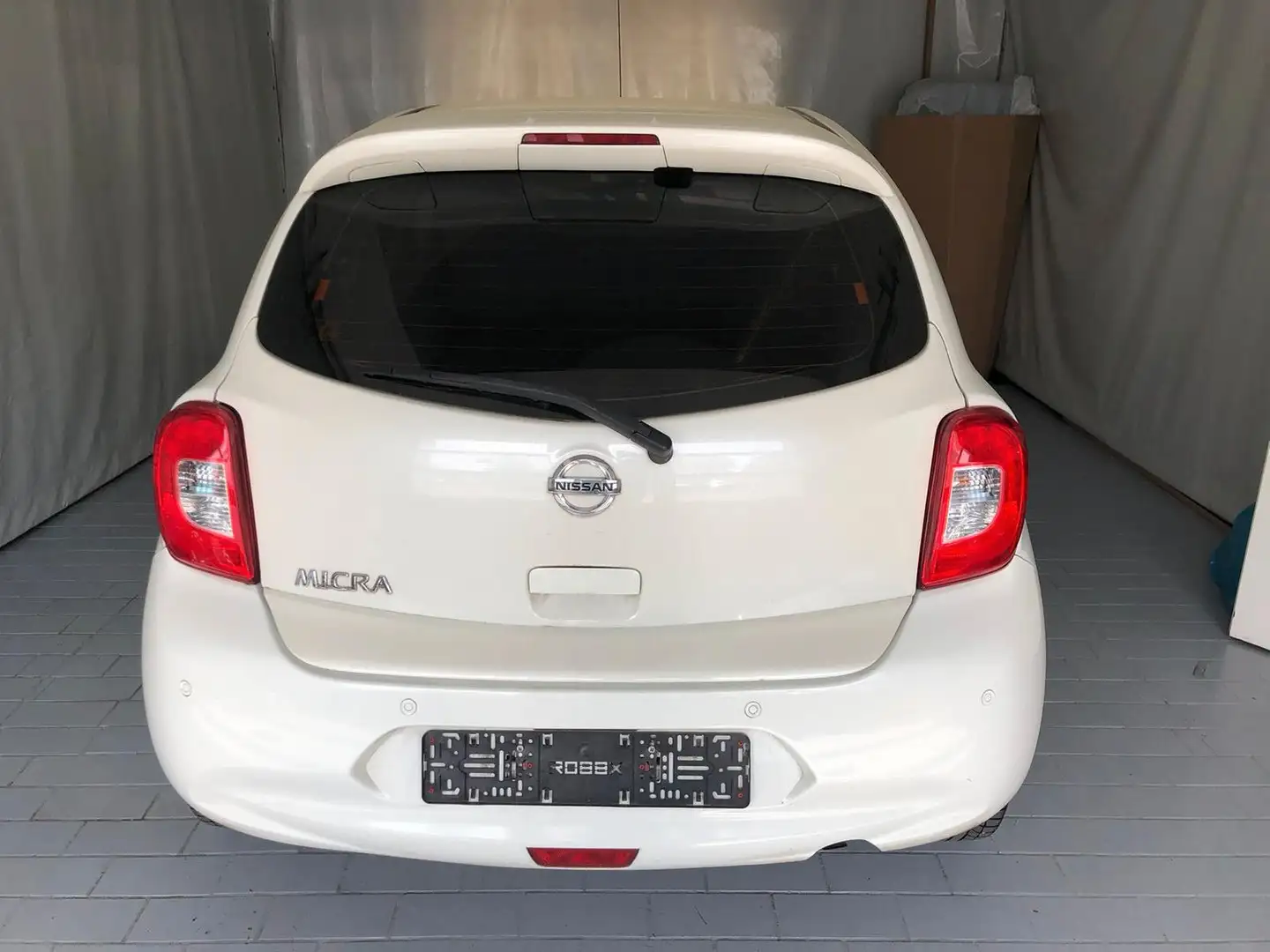 Nissan Micra Acenta+Aut.+PDC+Klima+BT Blanc - 2