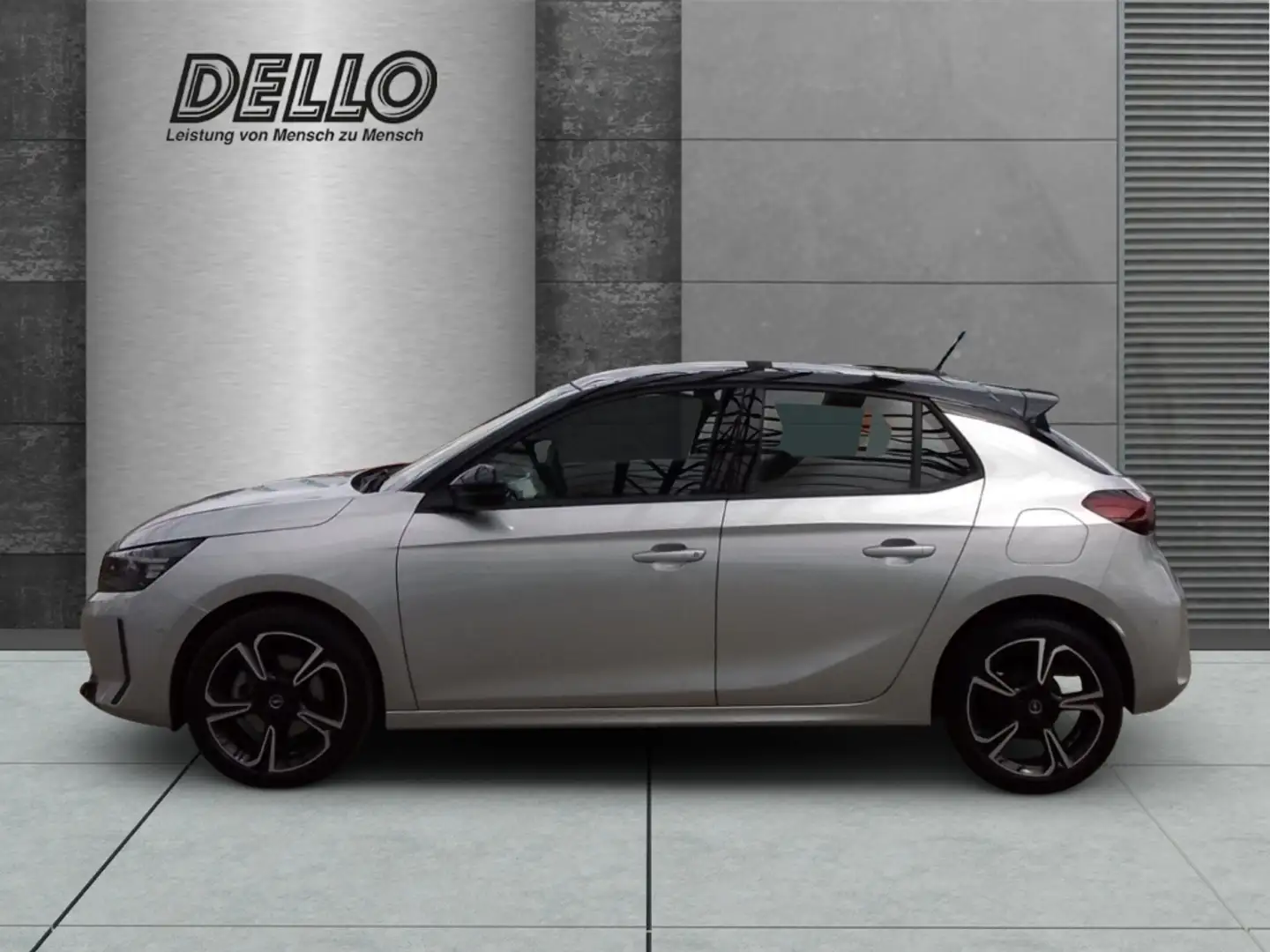 Opel Corsa GS 1.2 Turbo LHZ SHZ PDC v. + h. Rückf.-K. Klima-A Silber - 2