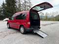 Volkswagen Caddy Umbau für Rollstuhltransport Rot - thumbnail 3