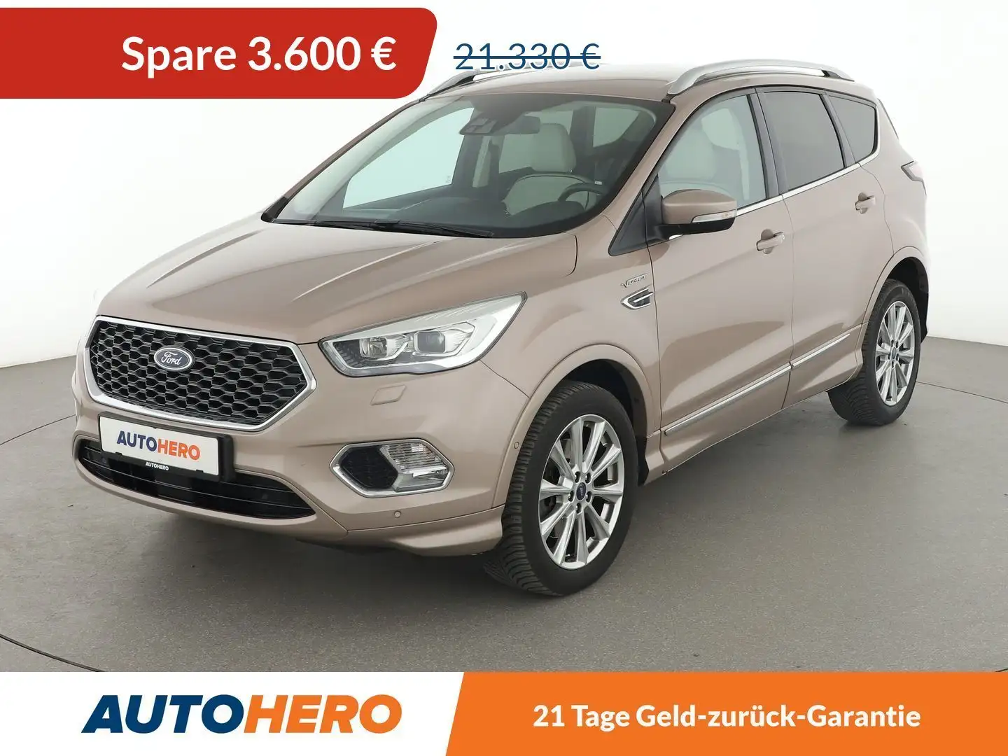 Ford Kuga 2.0 TDCi Vignale Aut.*NAVI*XENON*ACC*CAM*SPUR* Beige - 1