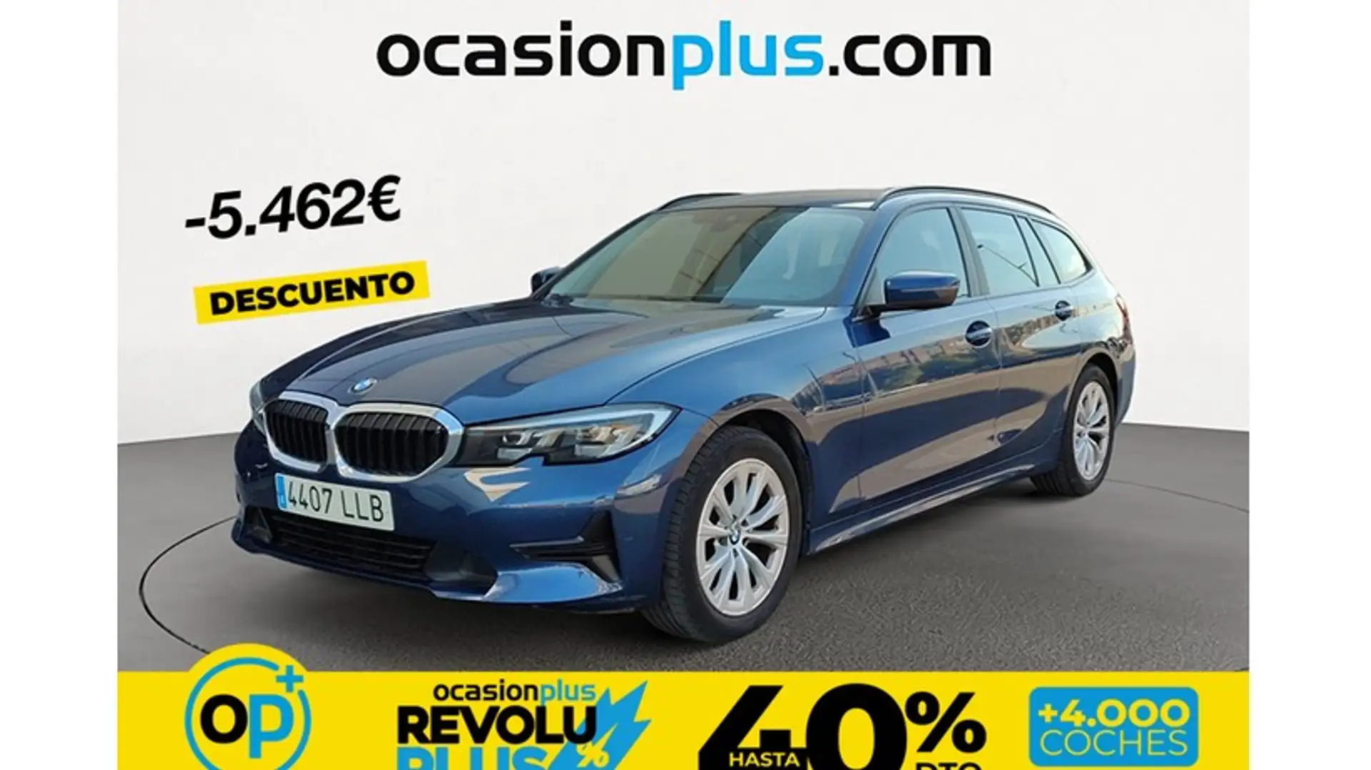BMW 320 320dA Touring Azul - 1