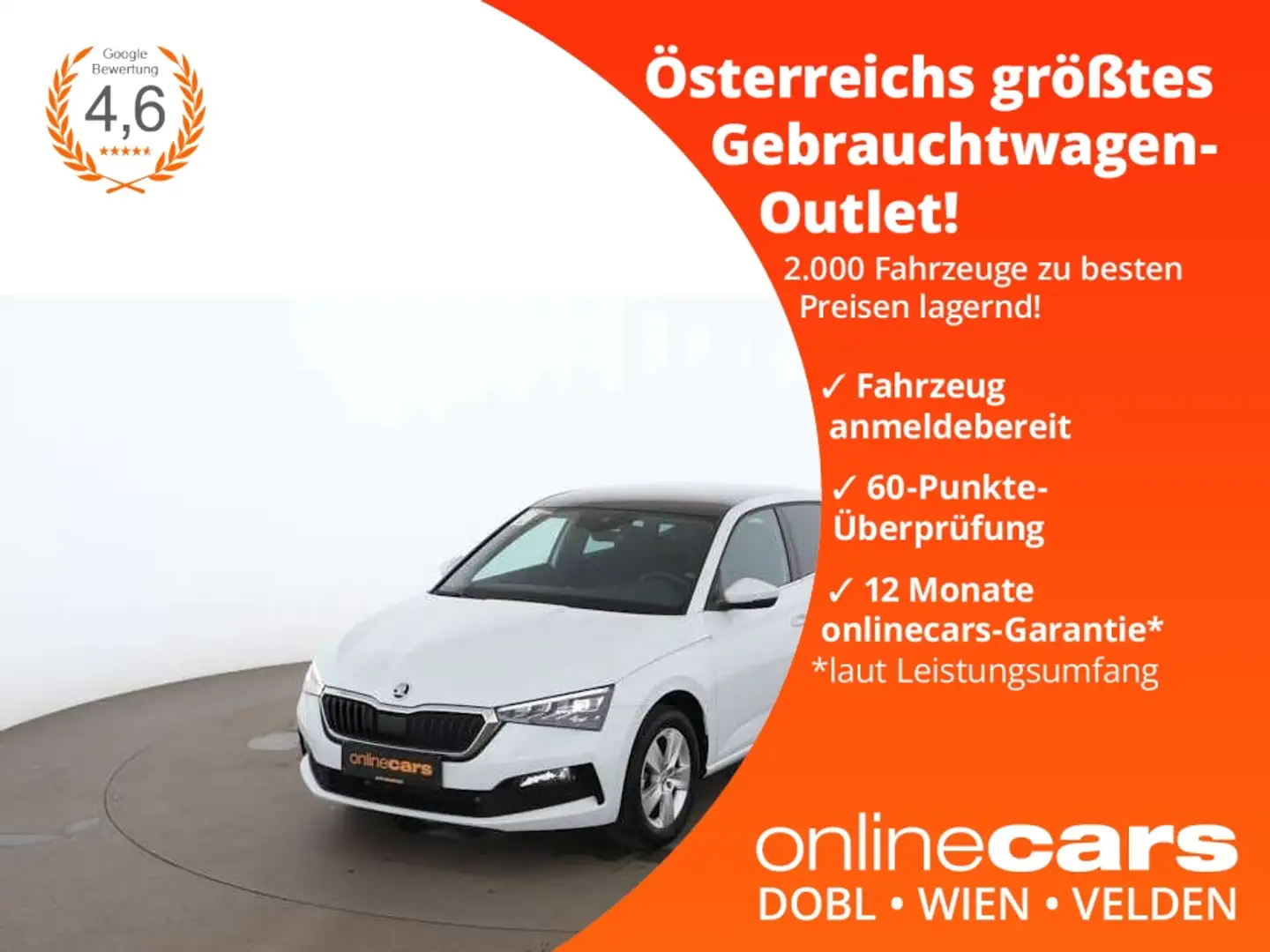 Skoda Scala 1.5 TSI Style Aut LED SKY ASSIST SITZHZG Weiß - 1