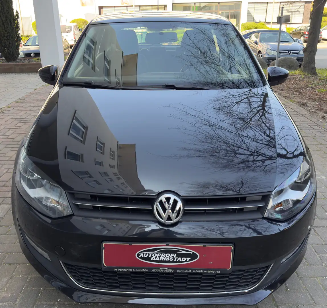Volkswagen Polo TÜV AU NEU*KLIMA*PDC*TEMPOMAT*Highline Zwart - 2