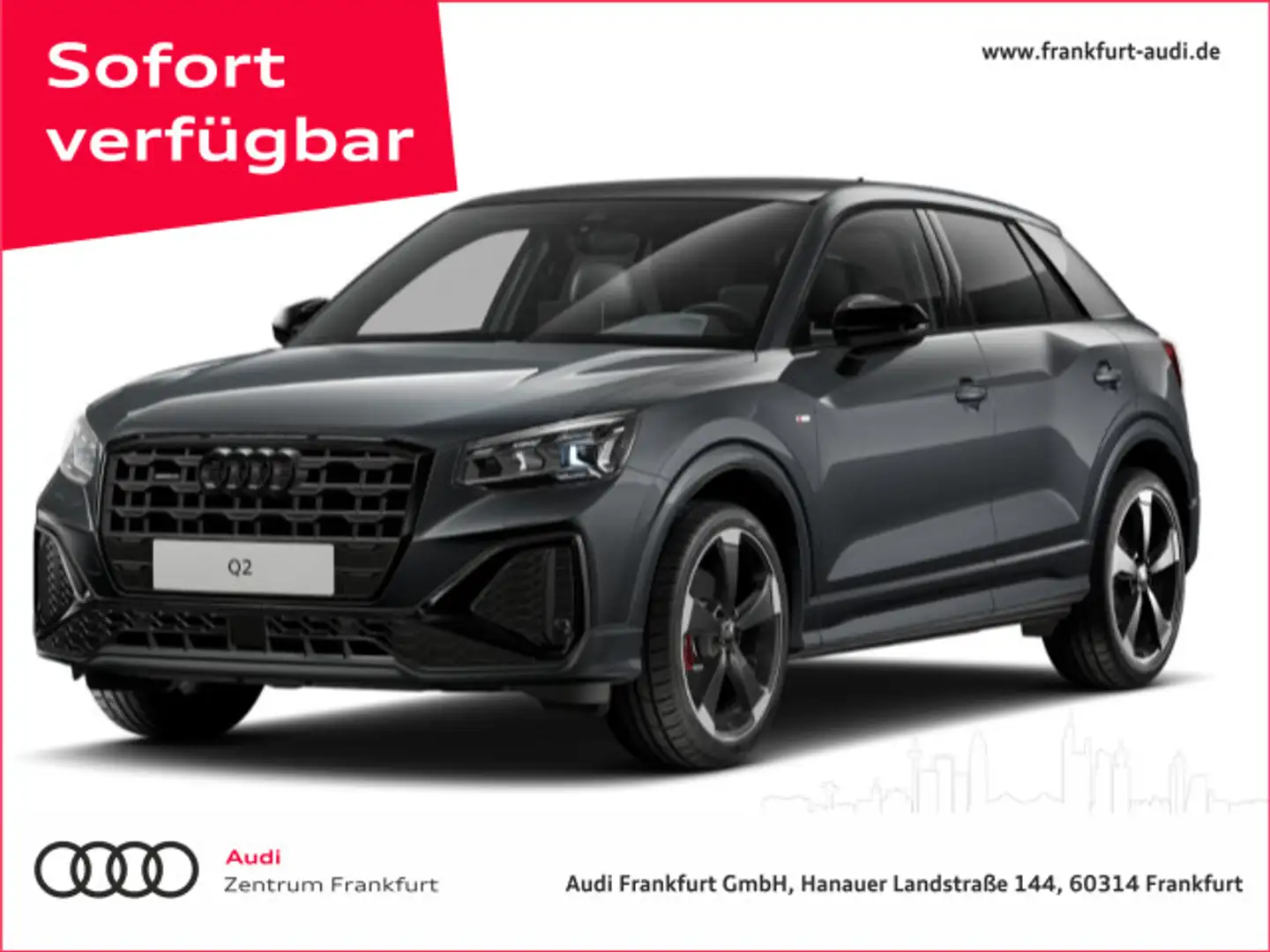 Audi Q2 S line 40 TFSI quattro S tronic Gris - 1